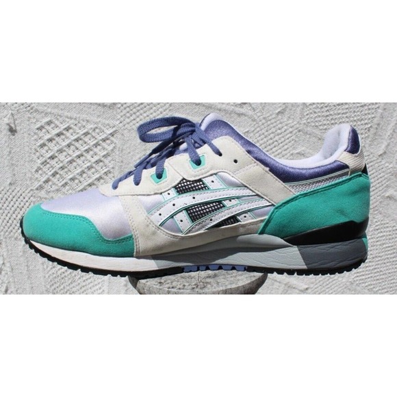 Men's Asics Gel-Lyte 3 OG White aqua size 12 1191A266 - Picture 2 of 10